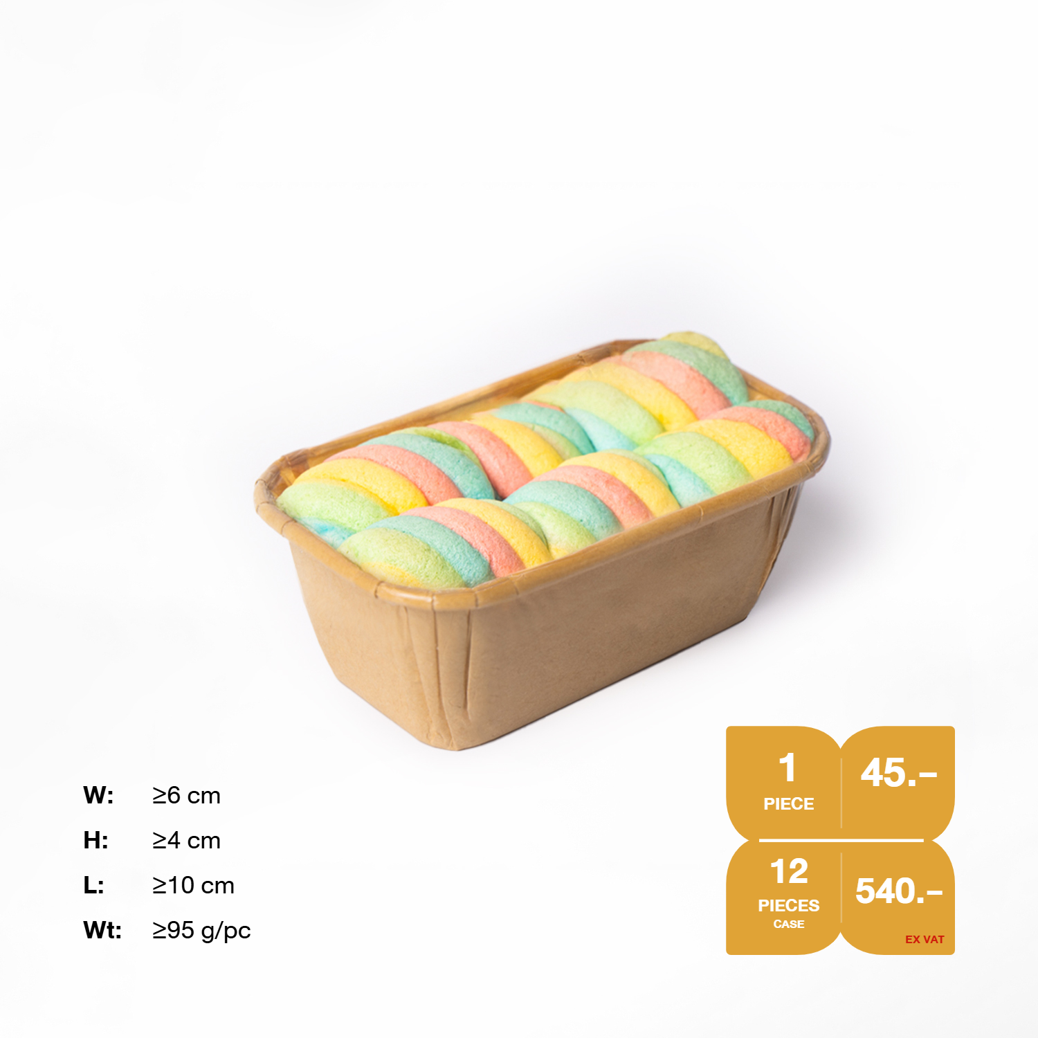 เค้กแช่แข็ง SYNOVA : บราวนี่มาร์ชเมลโล่ (ยกกล่อง)
